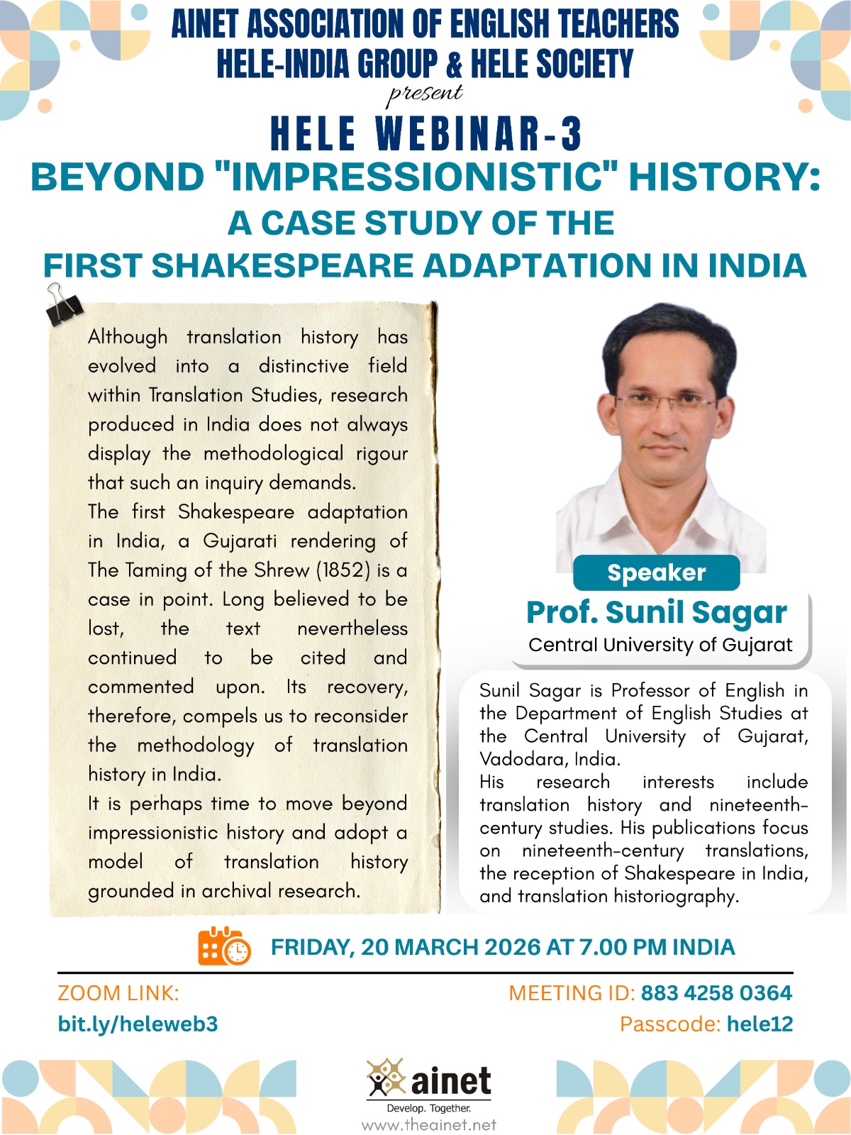 HELE Webinar 3 Poster